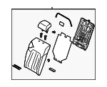 Seat Back Assembly - Mazda (gaak57400e02) - view 3