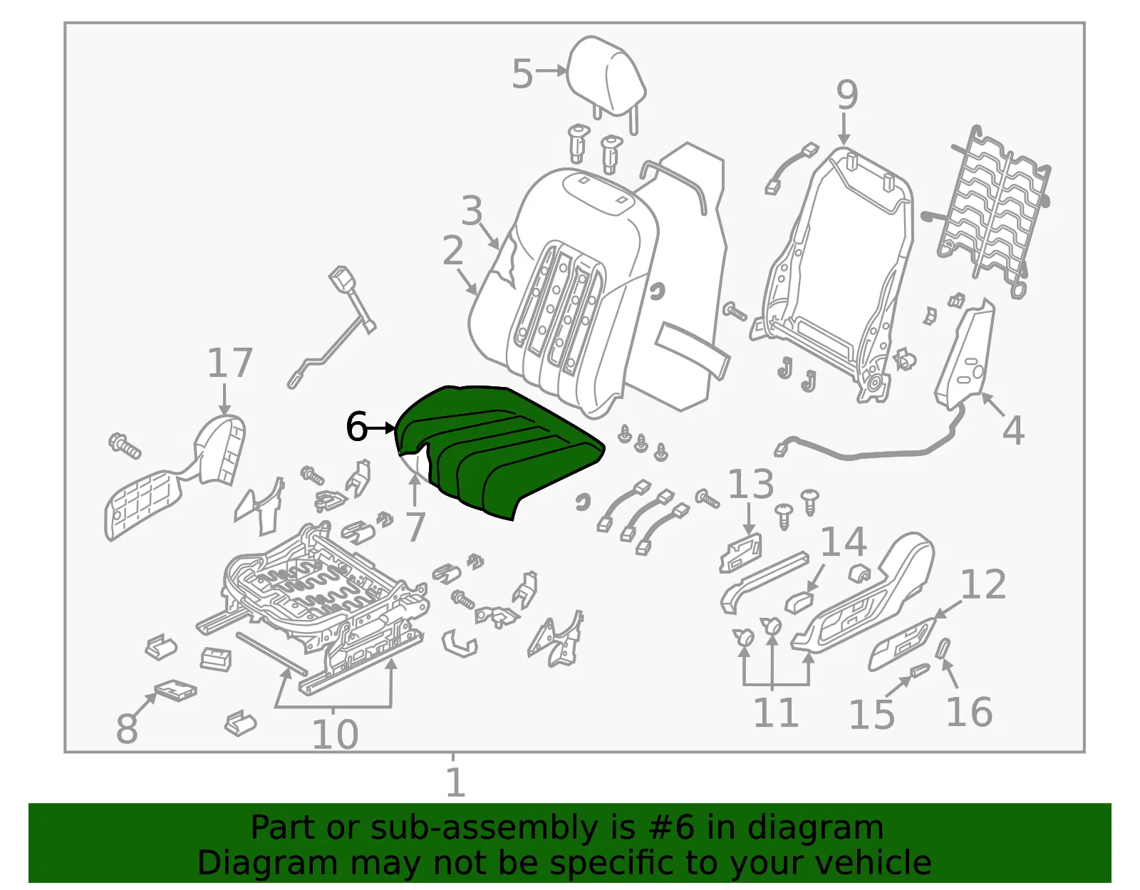 Cushion Cover - Mazda (gaas8816102) - view 2