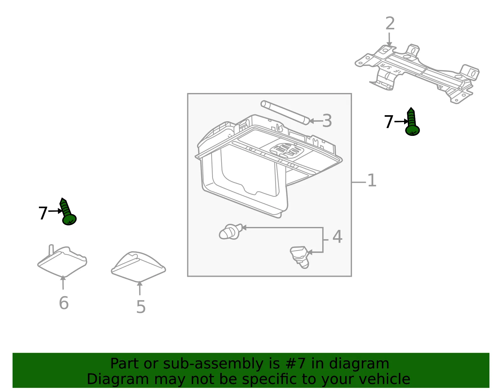 Console Bolt - Mazda (gb6h55114a) - view 2