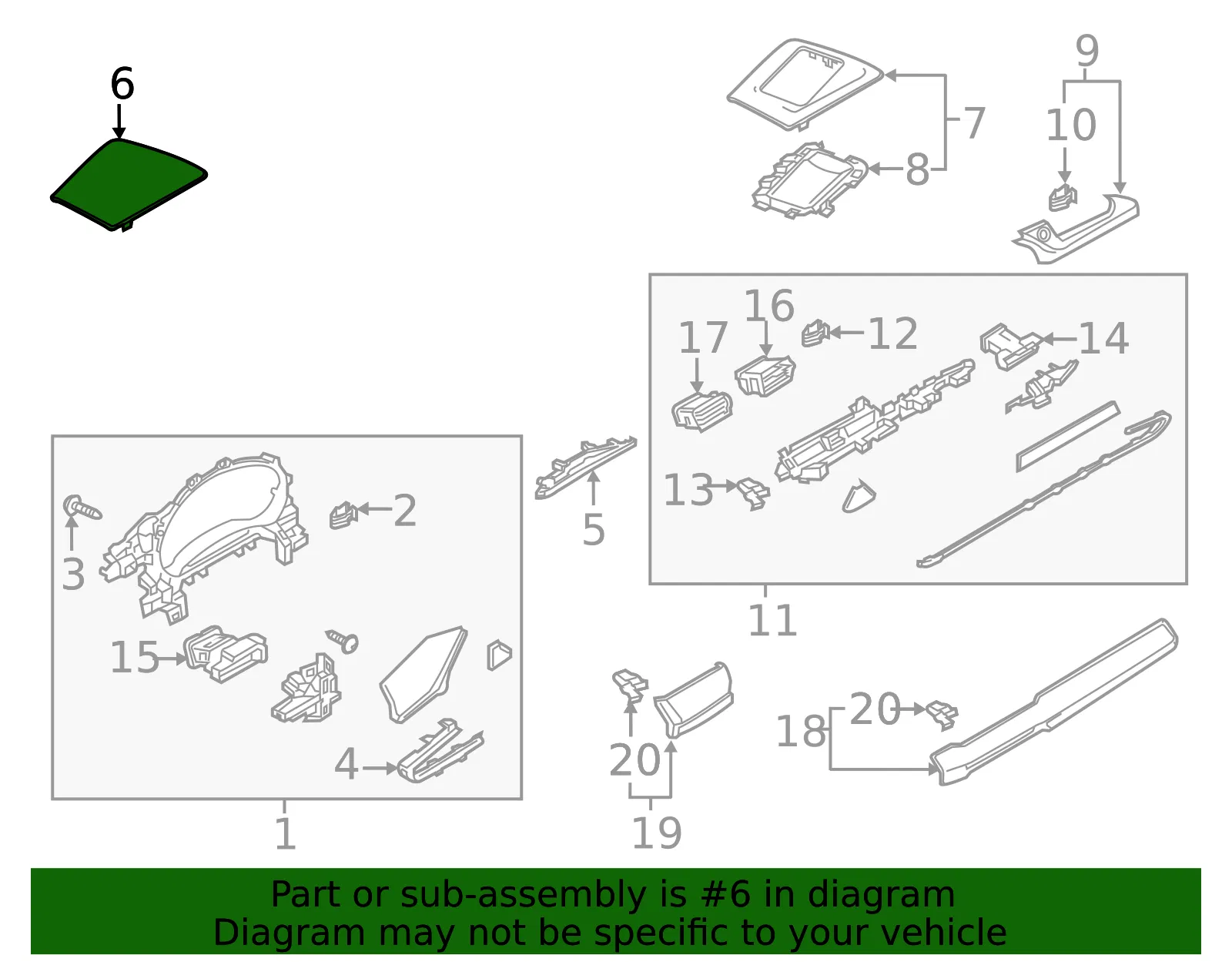 Instrument Panel Cover - Mazda (gbef5541x) - view 2