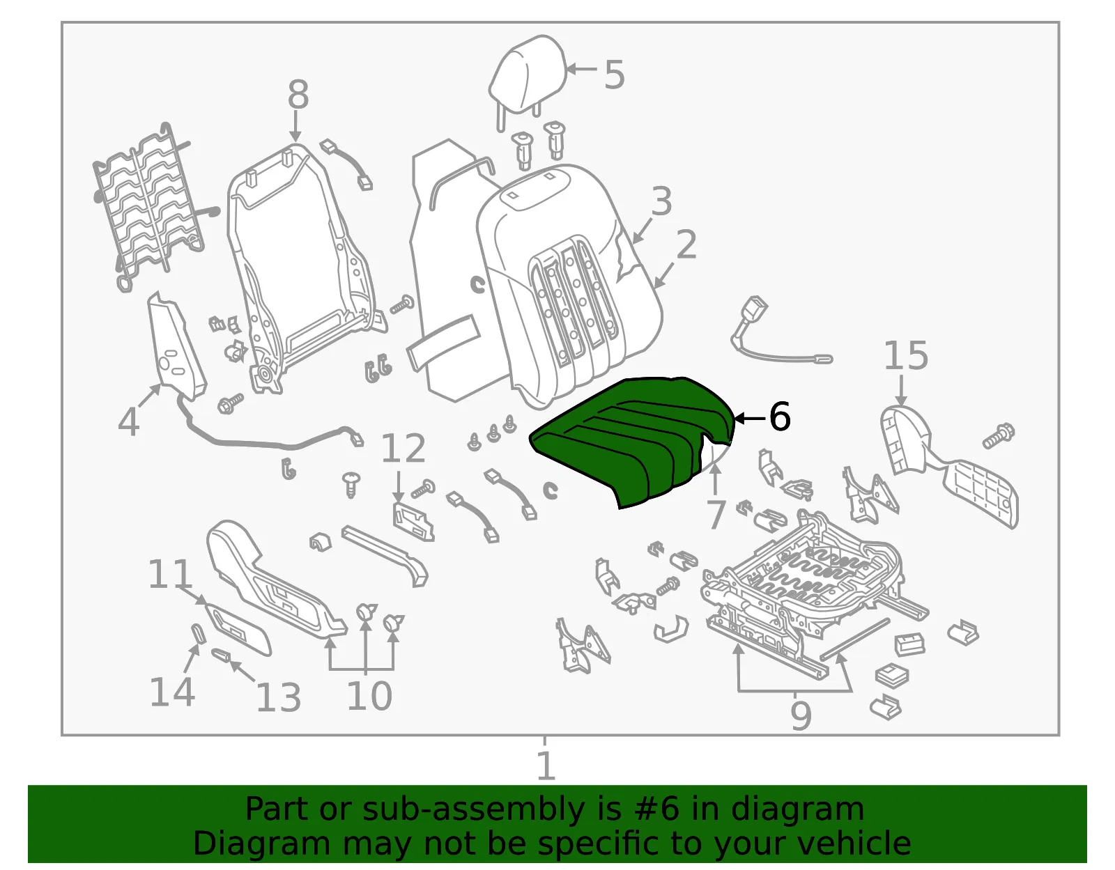 Cushion Cover - Mazda (gbef8811102) - view 2
