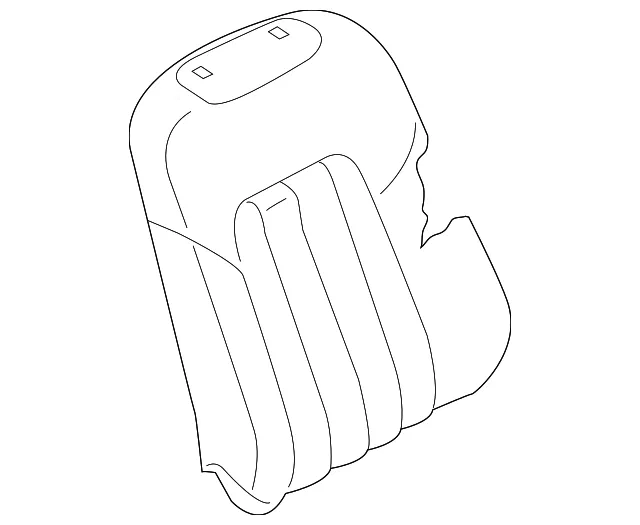 Seat Back Cushion Cover - Mazda (gbef8813102)