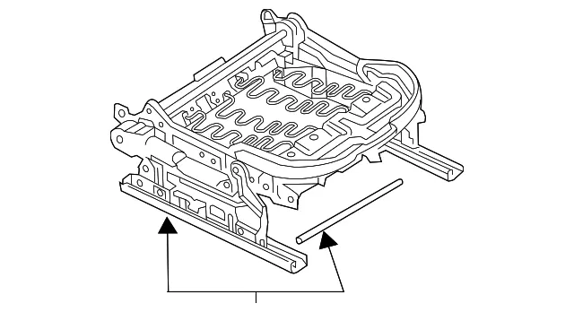 Seat Adjuster - Mazda (gbef88aa002)