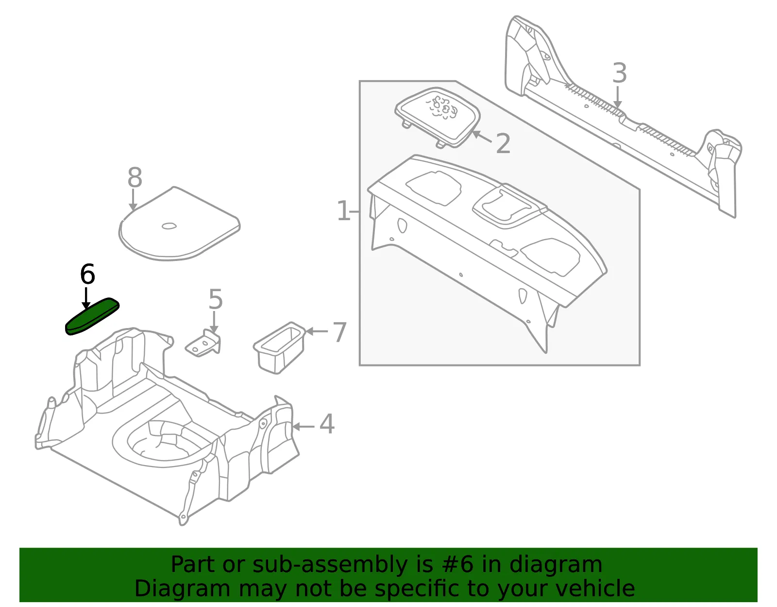 Trunk Trim Panel - Mazda (gd7a688e0c94) - view 2