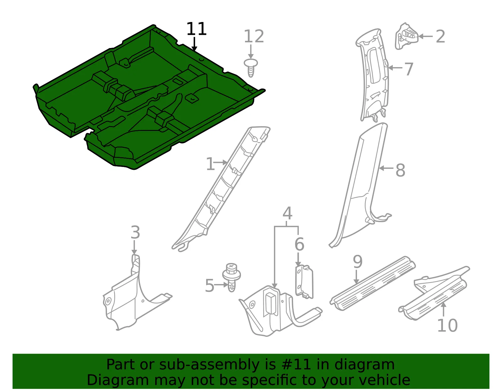 Floor Carpet - Mazda (gg2a68670d29) - view 2