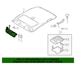 Sun Visor - Mazda (gg2k69320b80) - view 4