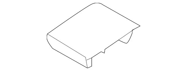 Pkg Tray Trim End Cover - Mazda (ghk1683r1a02)