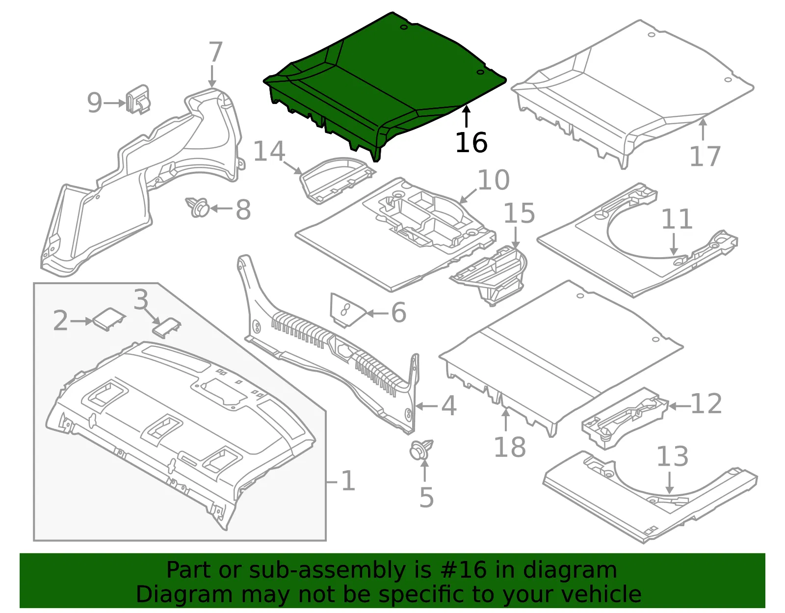 Trunk Mat - Mazda (ghk16881x) - view 2