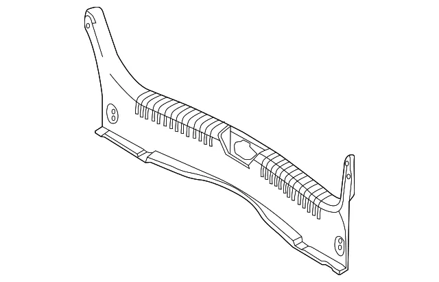 Trunk Trim Scuff Plate - Mazda (ghk16889xa)