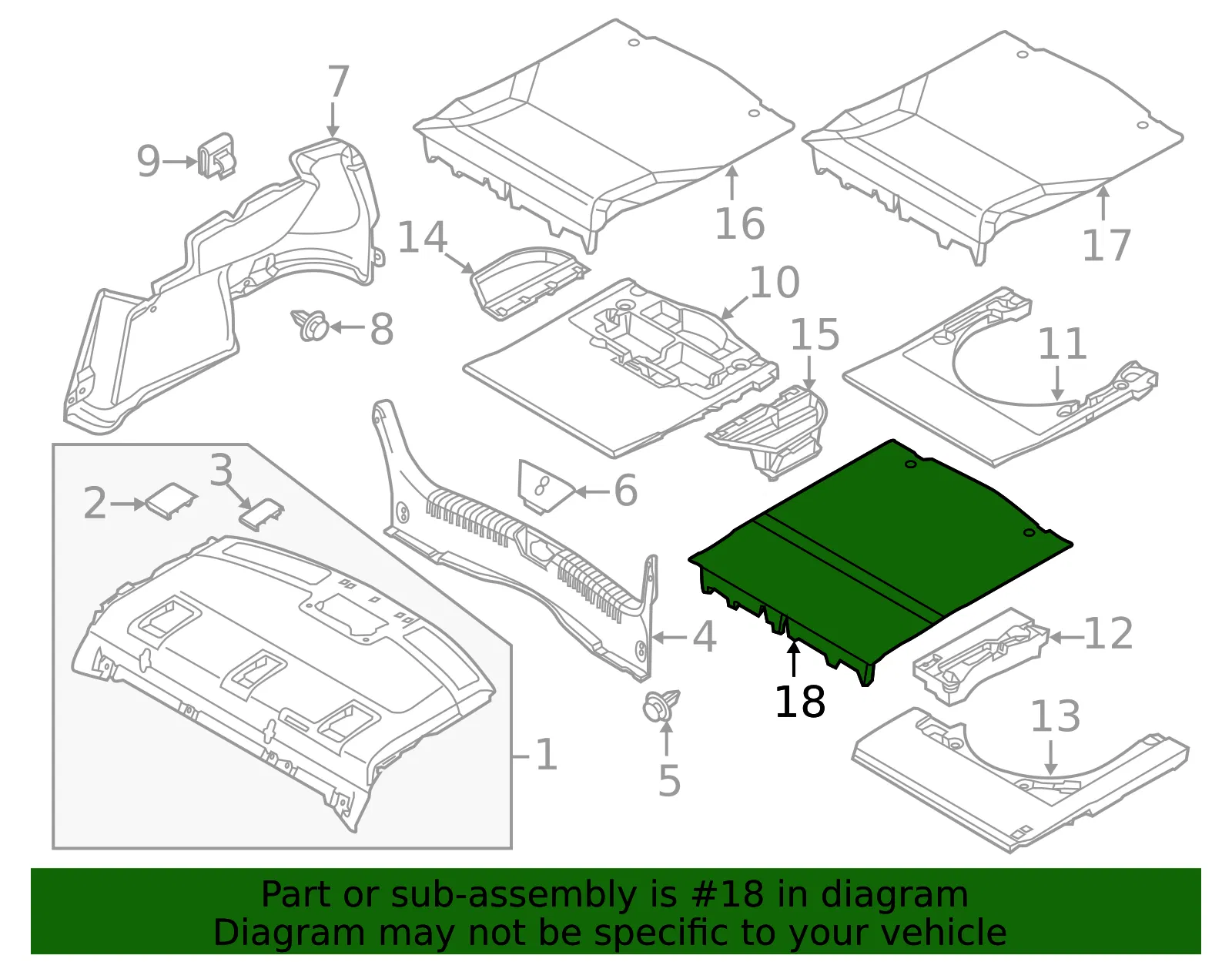 Trunk Mat - Mazda (ghk36881x) - view 2