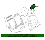 Headrest - Mazda (ghl28814002) - view 4