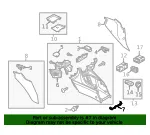 Front Console Rear Bracket - Mazda (ghp964326) - view 4