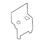 Front Console Front Bracket - Mazda (ghp96432xa) - view 3
