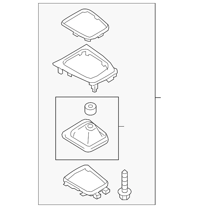 Console Trim Panel - Mazda (ghp964340c)