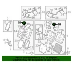 Headrest, Outer - Mazda (ghp988240a34) - view 3