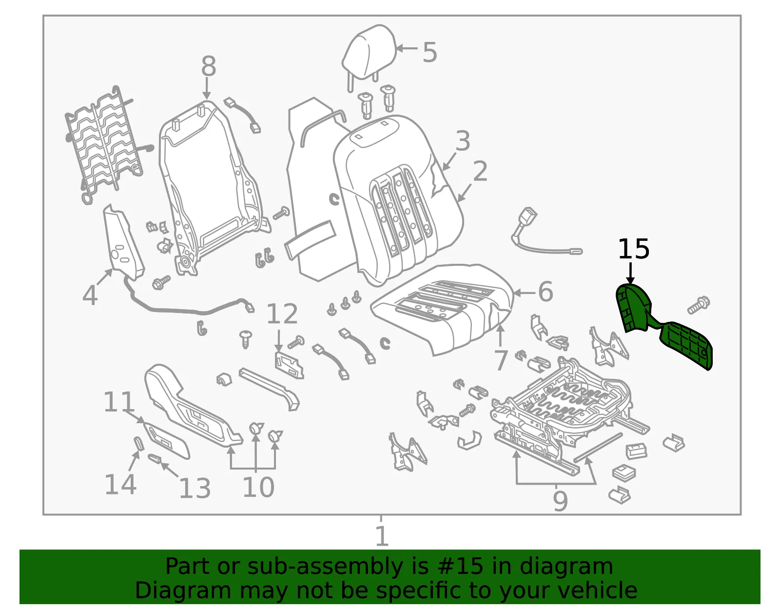 Seat Trim Panel - Mazda (ghw9881g33a) - view 2