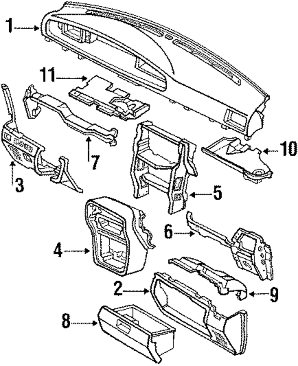 Instrument Panel - Mazda (gj2564270b19)