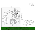 Seat Flex Cable - Mazda (gj6e88002) - view 4