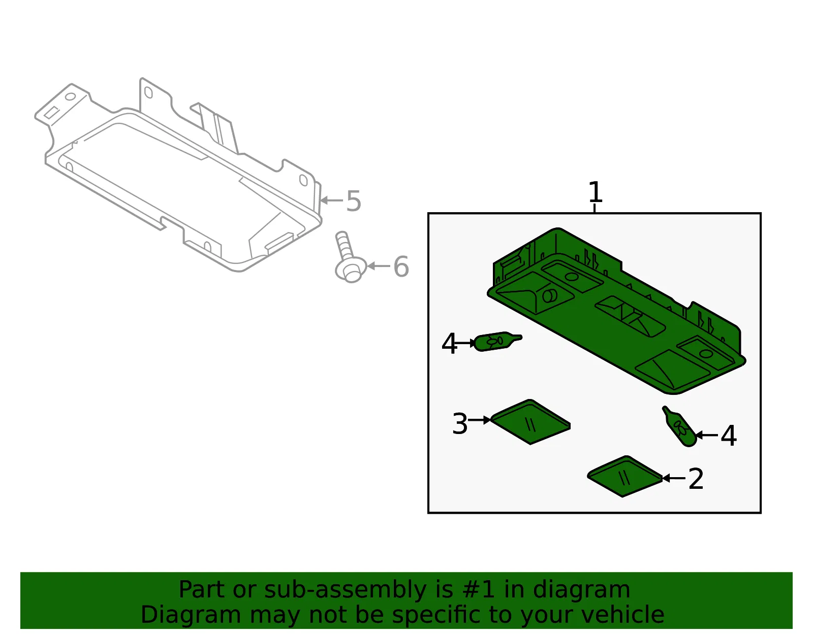 Overhead Console - Mazda (gj6r69970b75) - view 2
