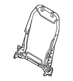 Seat Back Frame - Mazda (gjs28868x) - view 3