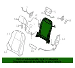 Seat Back Frame - Mazda (gjs28868x) - view 4