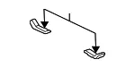 Seat Track Bracket - Mazda (gk2a53630c) - view 3