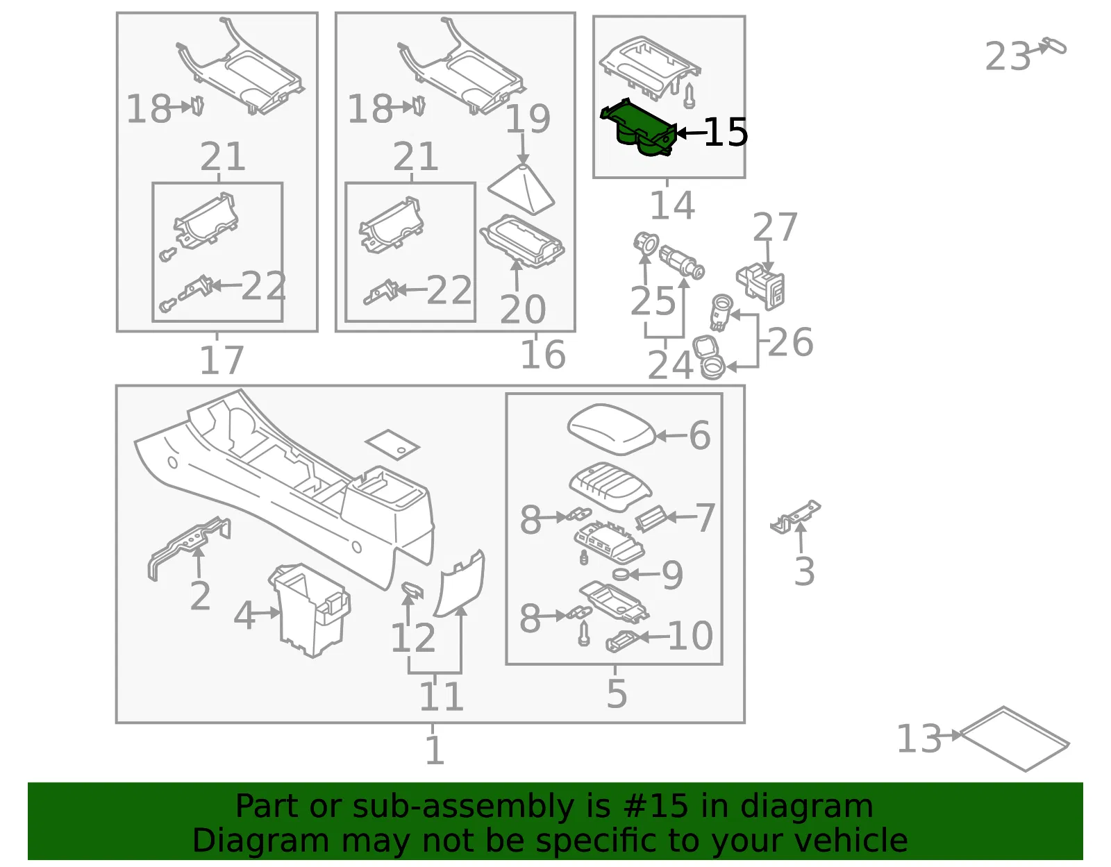 Cup Holder - Mazda (gk2a6439x02) - view 2
