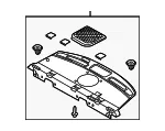 Package Tray Trim - Mazda (gk2a683a0m72) - view 3