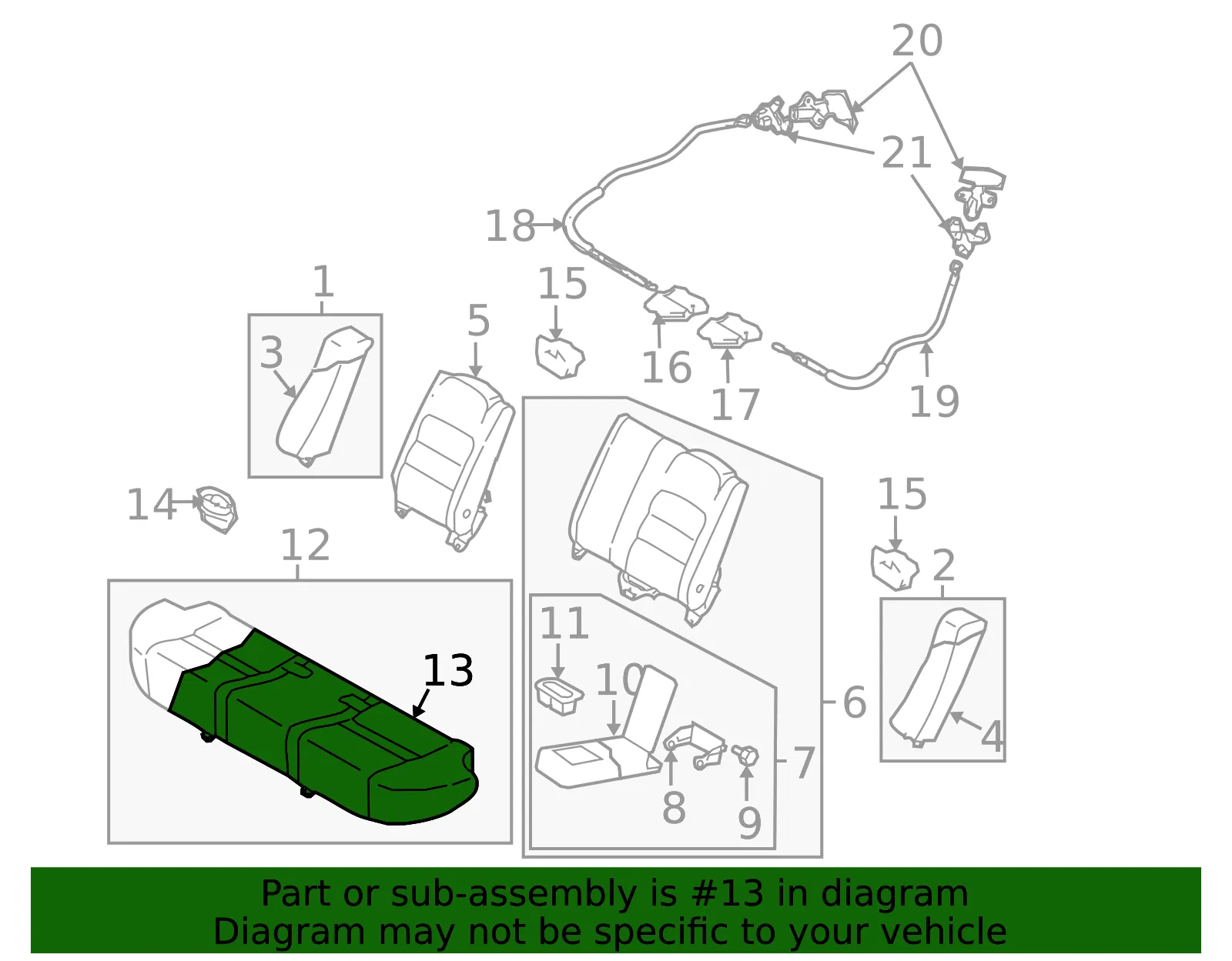 Cushion Cover - Mazda (gk2a88201a72) - view 2
