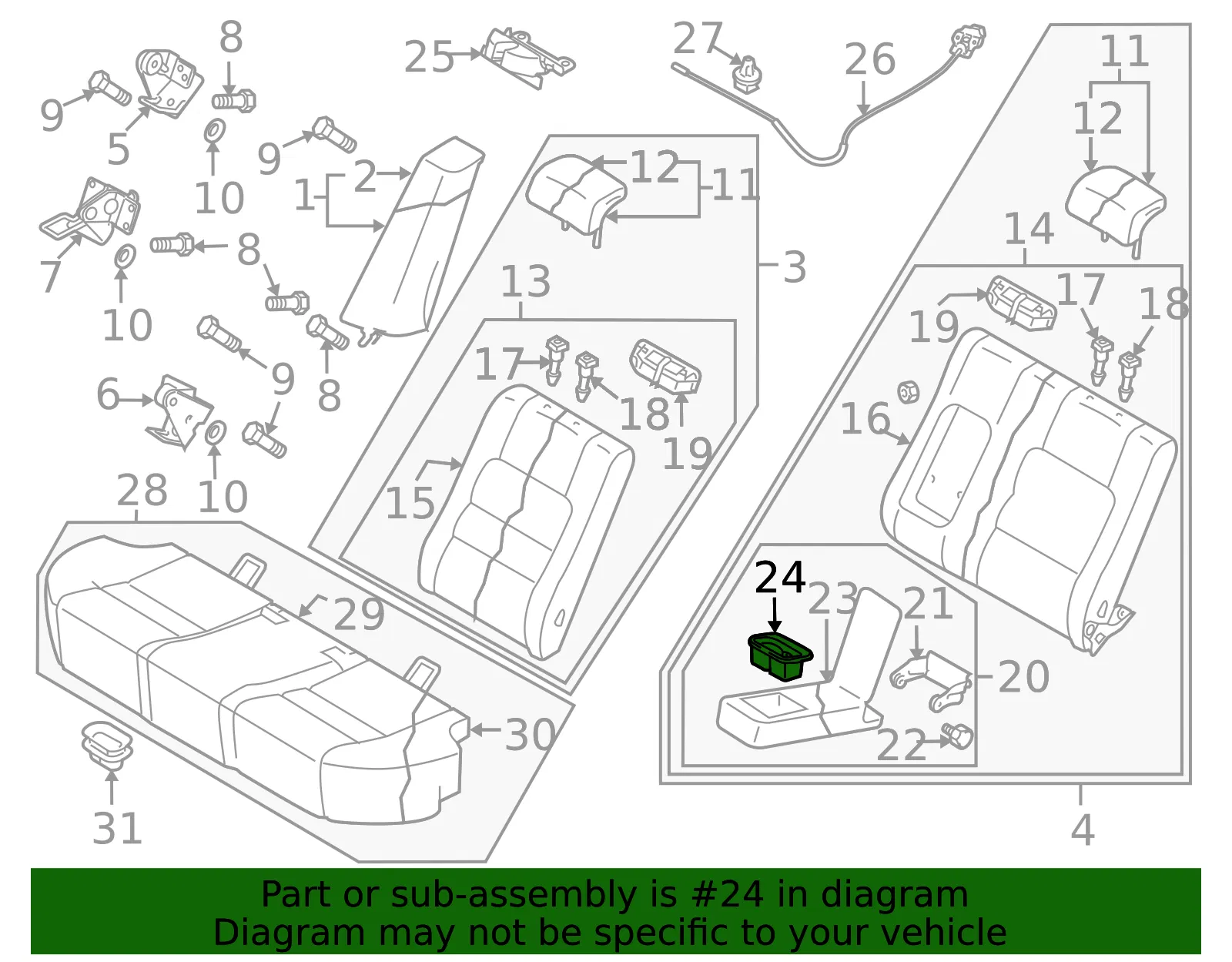 Cup Holder - Mazda (gk2a882b7b30) - view 2