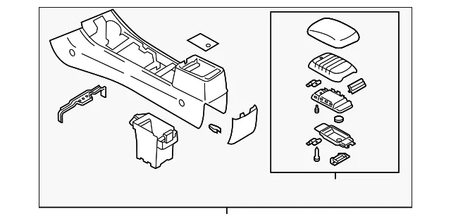 Console Assembly - Mazda (gk2c64420m02)