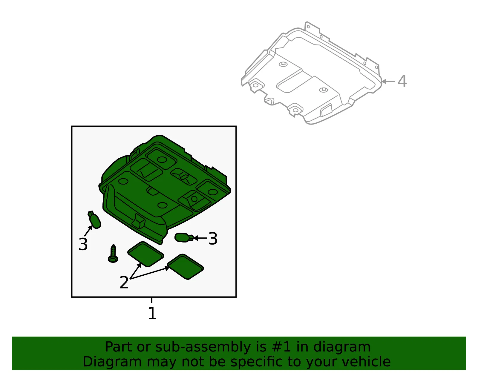 Overhead Console - Mazda (gk2e69970e77) - view 2