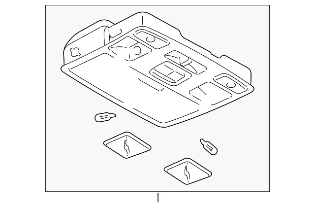 Overhead Console - Mazda (gk2e69970e80)