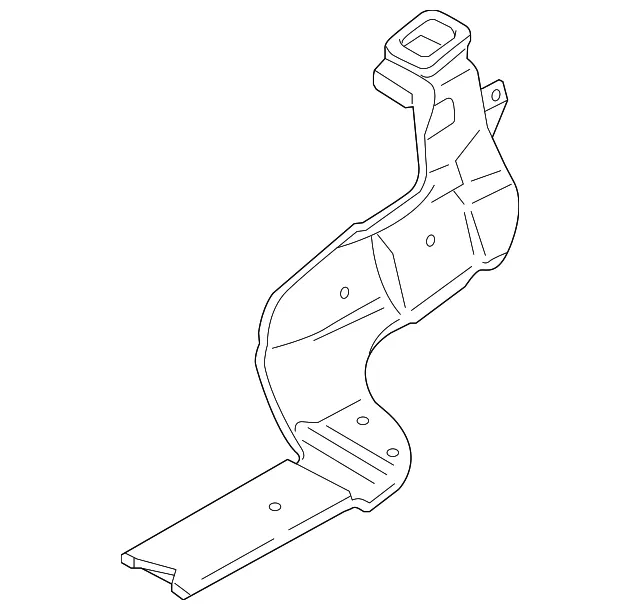 Instrument Panel Air Duct - Mazda (gk3j61272c)