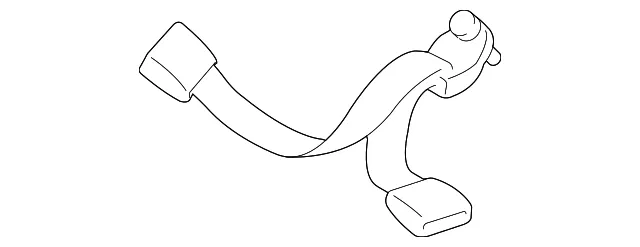 Seat Belt Receptacle - Mazda (gkya5778066)