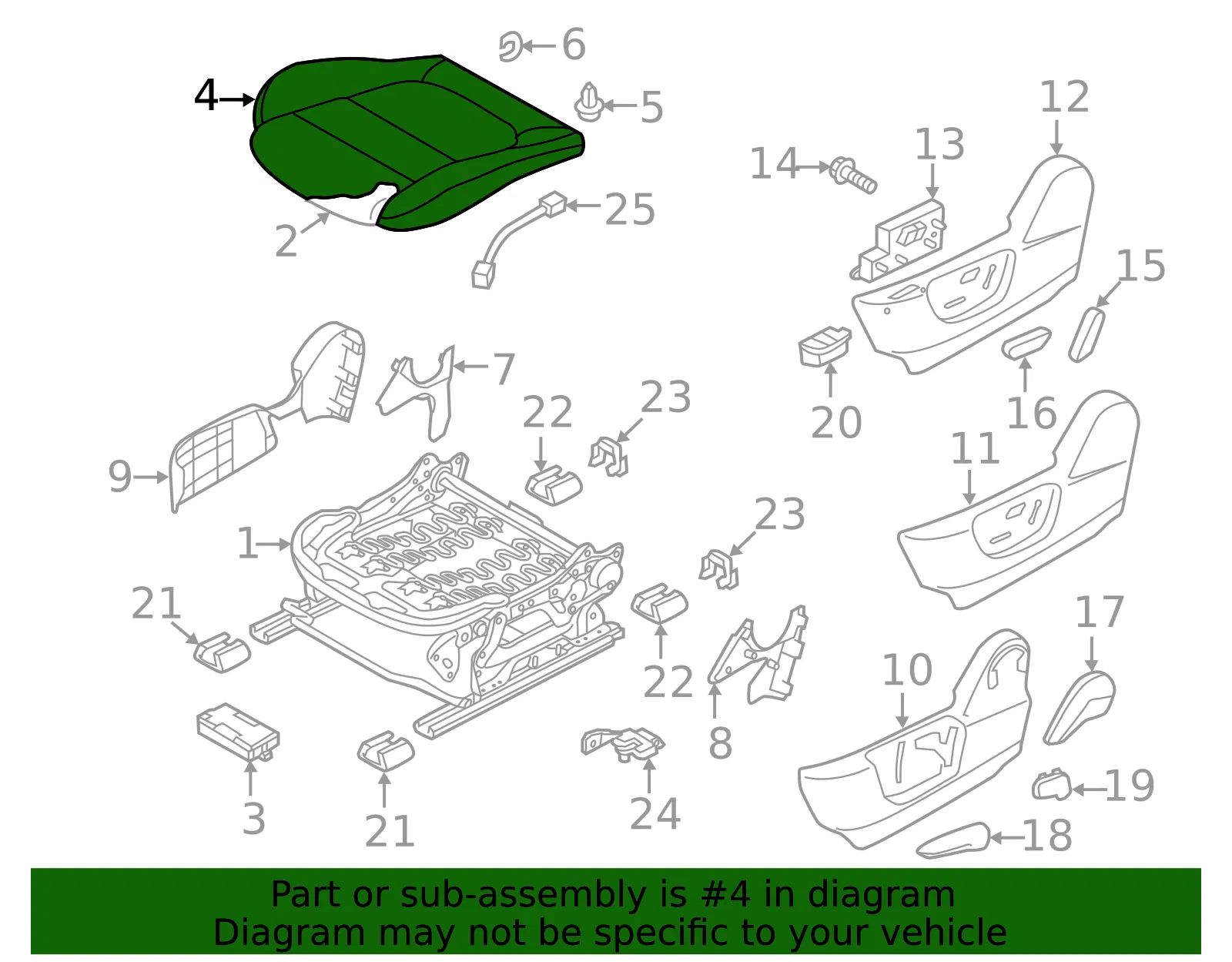 Cushion Cover - Mazda (glk38816102) - view 2