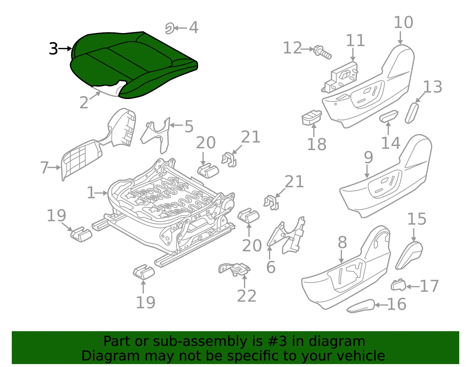 Cushion Cover - Mazda (glk38816104) - view 2