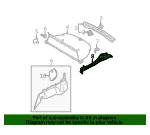 Trunk Trim Panel - Mazda (gm9e6886zb80) - view 4