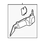 Trunk Trim Panel - Mazda (gm9e68870b72) - view 3
