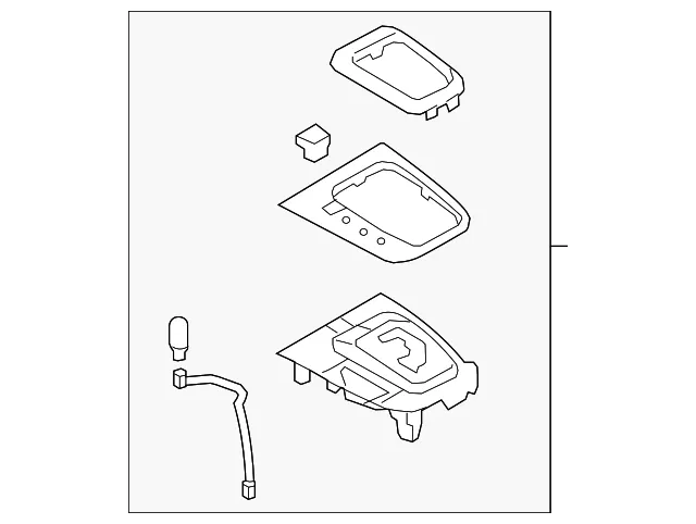 Console Trim Panel - Mazda (gmh464340)