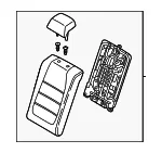 Seat Back Assembly - Mazda (gna15740034) - view 3