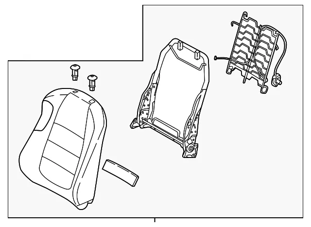 Seat Back Assembly - Mazda (gna188180a02)