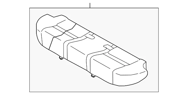 Seat Cushion Foam - Mazda (gp7a57200a72)