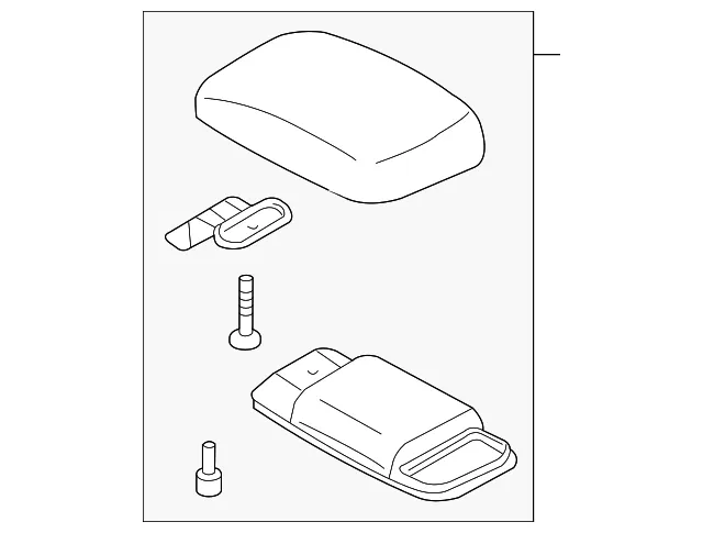 Console Lid - Mazda (gp7a6445072)