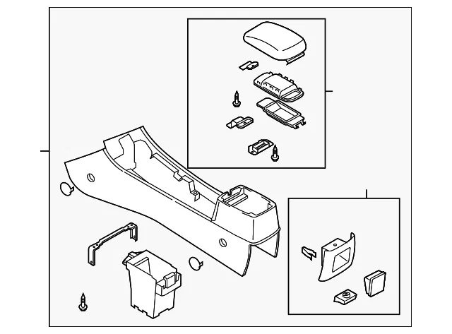 Console Assembly - Mazda (gp9a64420c02)
