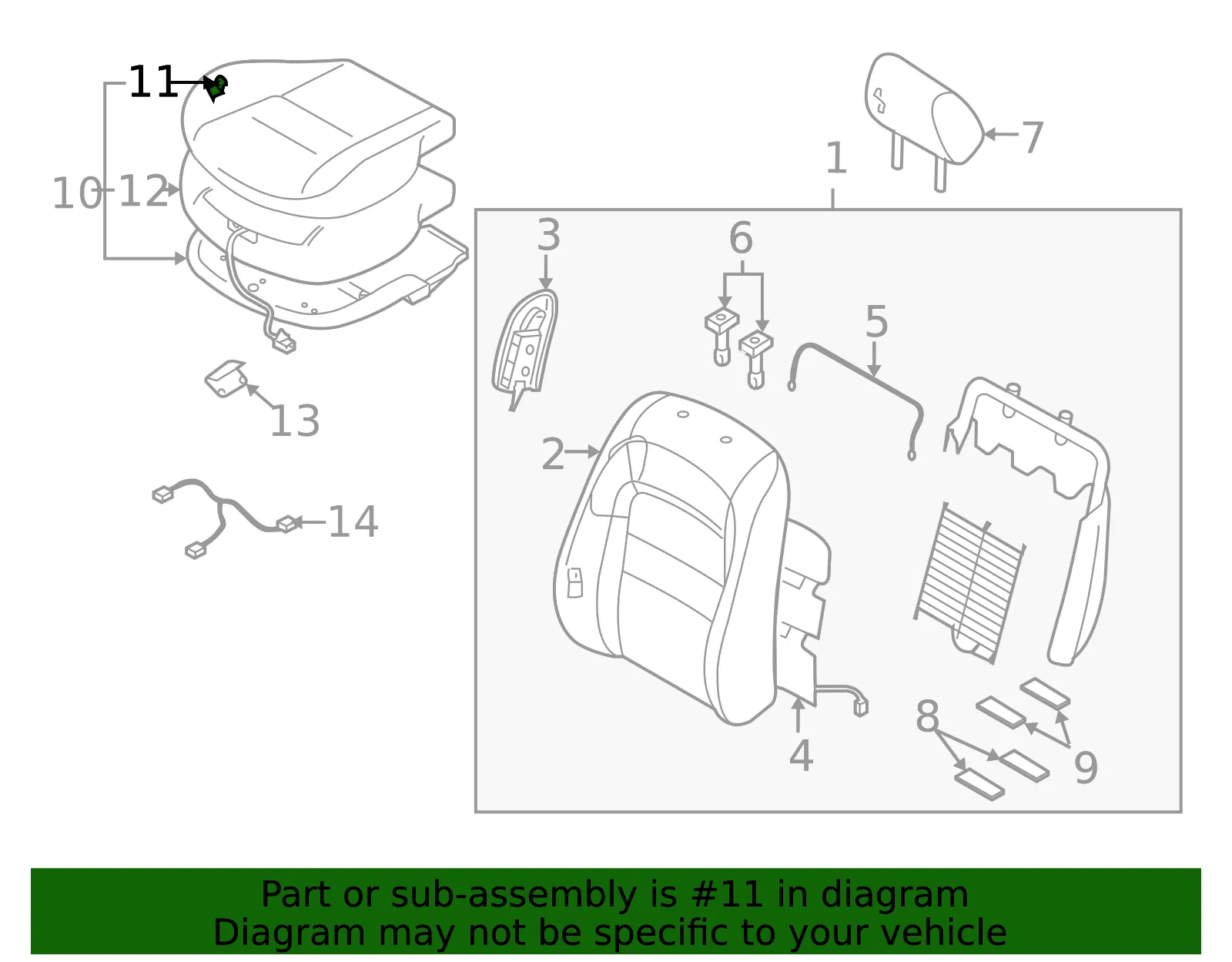 Seat Cover - Mazda (gp9a8811102) - view 2