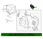 Headrest - Mazda (gp9a8814002) - view 4