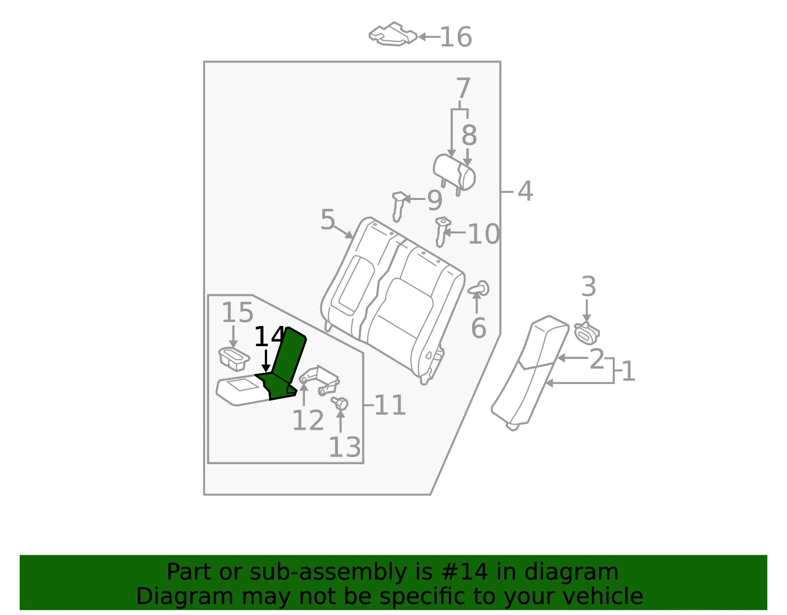 Armrest Cover - Mazda (gp9a883b102) - view 2
