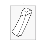 Seat Back Cushion - Mazda (gp9c57550b07) - view 3