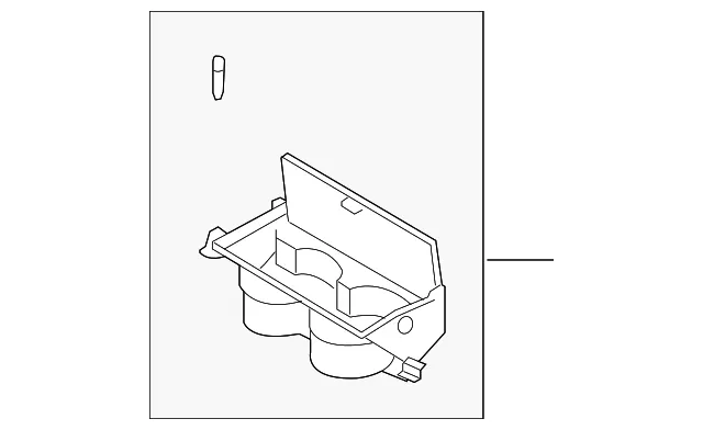 Cup Holder - Mazda (gr1c6439xa)